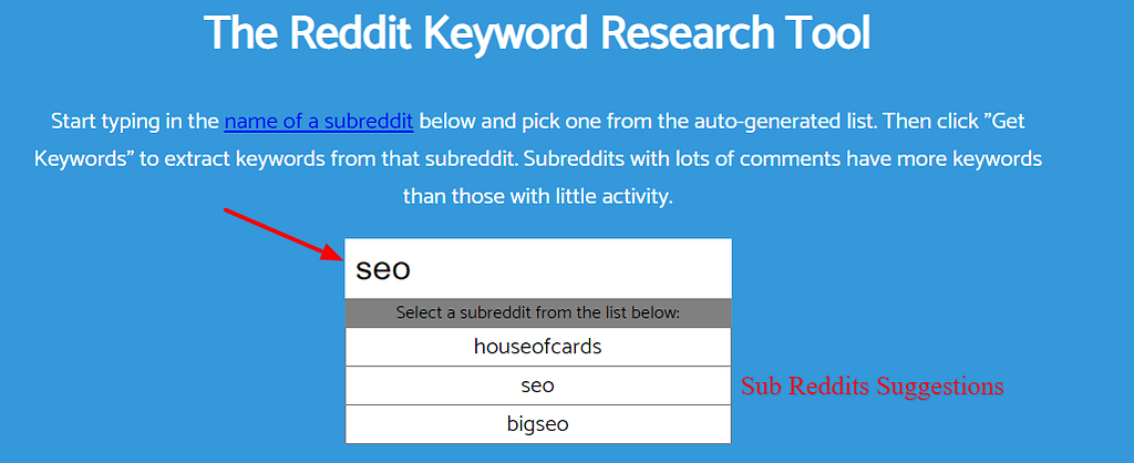 Keyworddit: Reddit Keyword Research Tool